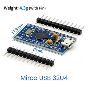 Nouvelle carte de développement Pro Micro ATMEGA32U4 5V 16M avec interface USB Type-C et Mini Micro USB pour la mise à jour des programmes - Product Image 4