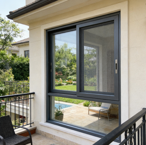 Système de fenêtre à ouverture vers l'intérieur et à bascule en alliage d'aluminium, <span class=keywords><strong>isolation</strong></span> <span class=keywords><strong>phonique</strong></span> et économie d'énergie, fenêtre <span class=keywords><strong>coulissante</strong></span> à rupture de pont thermique - Product Image 2