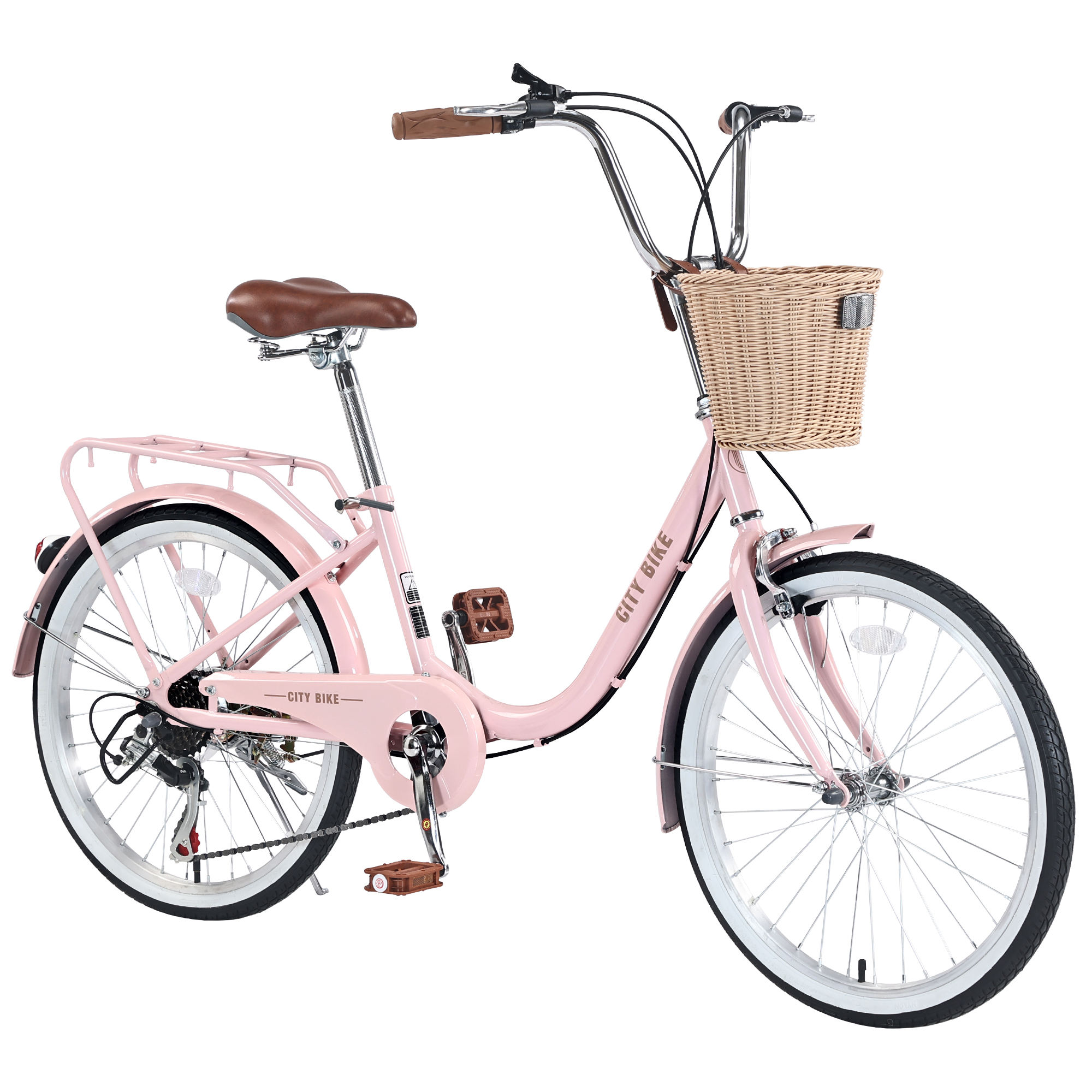 MEGHNA 22 Inch Student City Bike With Steel Frame and Speed Gears Cheap  and Durable Urban Bicycle
