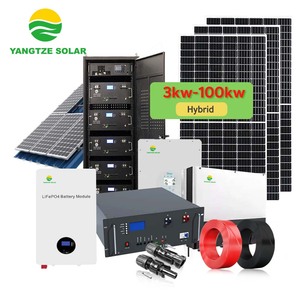 Système Solaire à Panneaux Énergétiques Hybride Complet avec Onduleur 10 kW, 20 kW, 30 kW, 12 kWh, Générateur Solaire Portable de 20 kW - Product Image 3