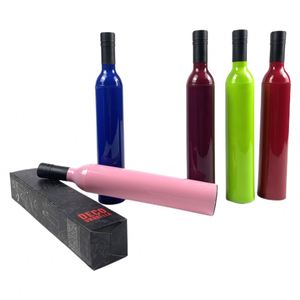 Parapluie pliant 3 sections H211 -3 personnalisé avec logo, idéal pour la publicité, les cadeaux d'affaires, les promotions, les voyages, la pluie et le soleil, parapluie pliable en forme de bouteille de vin - Product Image 1