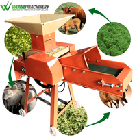 Machine à couper l'herbe et la paille pour l'alimentation animale, modèle Weiwei Factory Sales, 2,2 kW, électrique, pour ferme, broyeur d'ensilage.
