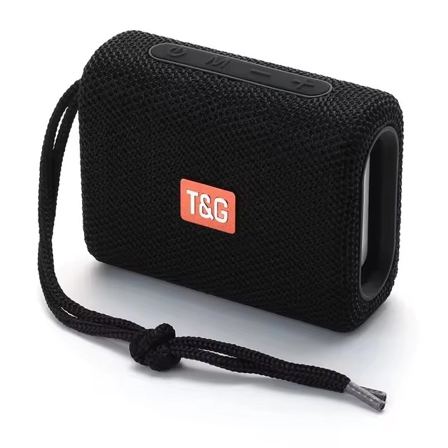 TG313 Outdoor BT Speaker Fabric Mini Wireless Speakers 5W Portable belt lanyard Louder Gift Design Subwoofer Boombox TWS