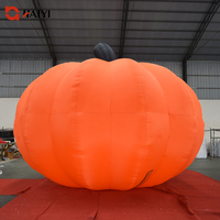 Arche gonflable publicitaire personnalisée, citrouille géante illuminée par LED pour la promotion, Halloween