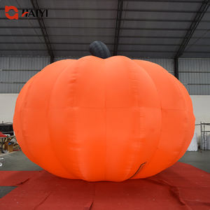 Arche gonflable publicitaire personnalisée, citrouille géante illuminée par LED pour la promotion, Halloween - Product Image 3