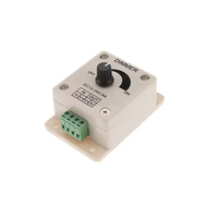 ESann DC12-24V 8A bouton manuel gradateur interrupteur retard hors projecteur luminosité couleur unique led mono contrôleur de gradation