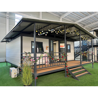 Maison Modulaire Compacte en Promotion : 2 ou 3 Chambres, Maison Préfabriquée Mobile, Conteneur Extensible de 20, 30 ou 40 pieds