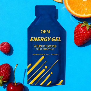 Gel énergétique aux fruits OEM - Source naturelle de glucides pour les sports d'<span class=keywords><strong>endurance</strong></span>, 1,1 oz (31 g), étiquette personnalisée disponible - Product Image 3