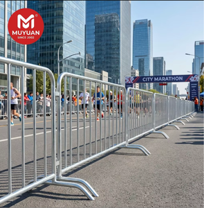 Barrière de contrôle des foules mobile à structure tubulaire emboîtable, options <span class=keywords><strong>cuivre</strong></span>/acier anti-corrosion, installation rapide pour festivals de musique et événements - Product Image 2