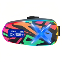 Casque de moto K16 Graffiti avec écouteurs, interphone de groupe 4P, stéréo, radio FM, étanche, réduction du bruit pour moto