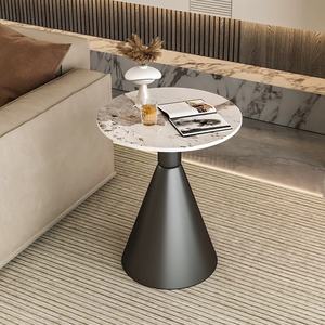 Stile nordico moderno minimalista crema Rock lastra di caffè tavolino per mobili per la casa balcone comodino Internet - Product Image 5