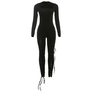 10273 Nuevo Mono de Mujer para Otoño e Invierno, de Manga Larga, Moderno, con Tirantes y Escote en Forma de O - Product Image 5