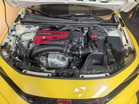 EDDYSTAR Tuyau d'admission d'air en fibre de carbone haute performance, système d'admission d'air pour augmenter la puissance pour Honda Civic Type R-FL5