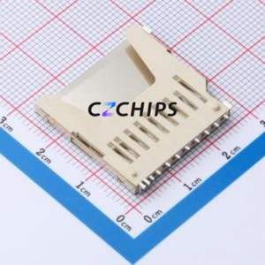 ZX-SD-282.8Y SD Card / Memory Card Connector SMD Connector Plug-In Type Standard SD Card Card Holder 1.9mm - Product Image 2