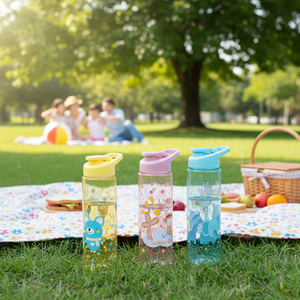 CASAMAX WL AD-1629-2 Bottiglia d'Acqua in Plastica da 800ml con Design Carini, Resistente e Portatile - Product Image 3