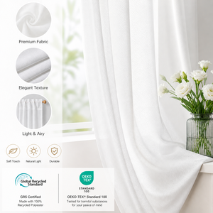 <span class=keywords><strong>Tissu</strong></span> en filet tissé 100 % polyester de haute qualité, voile léger, respirant et transparent - Product Image 1