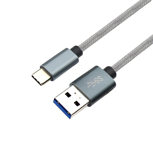 Nylon Braided Usb Type-C Cable,Usb Type C 3.1 to Usb Type a 3.0 Data Charging Cable for Phone Talent IWatch