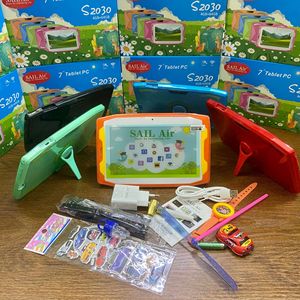 7 inch MT6582 buồm không khí 2030 <span class=keywords><strong>Android</strong></span> 12.0 giáo dục trẻ em máy tính bảng PC 4 + 64GB với wifi tải trước ứng dụng giáo dục - Product Image 3