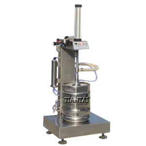 1-Station high quality semi-automatic beer keg filler machine filling kegs beer barrel TIANTAI brewery beer equipment for sale