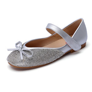 Chaussures de Danse Princesse pour Enfants en Gros de Guangzhou, Chaussures Plates de Fête pour Filles avec Nœud Pailleté Doux, Chaussures Décontractées pour Enfants - Product Image 6