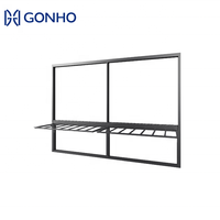 GONHO Villa Fenêtre moderne en aluminium cadre verre design fenêtre en aluminium hôpital fenêtre coulissante en alliage d'aluminium