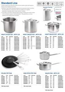 Marmite de grande capacité pour restaurant, norme T2G, ligne 201 304 NSF, avec couvercle, compatible lave-vaisselle et four - Product Image 4