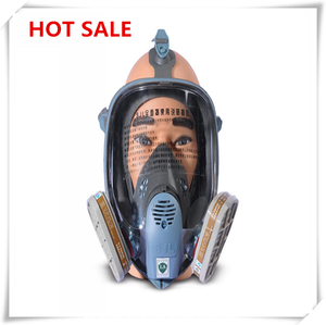 Masker Gas Pengaman Wajah Penuh dengan Katup Pernapasan 3 Lapisan Pelindung Api & Dapat Digunakan Kembali - Product Image 5