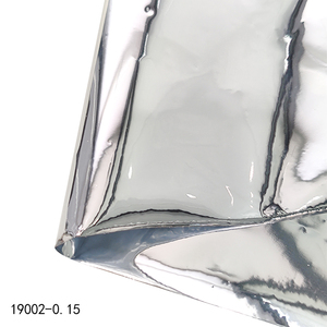 0,15-0,7 мм Серебристая зеркальная отражающая мягкая пластиковая пленка из ТПУ для изготовления рукоделия/крышки/декора/упаковки - Product Image 2