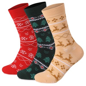 En vrac Adultes Hommes XL Winter Fun Xmas Holiday Gifts Novelty Peigné Cotton Funky Festive Christmas Socks - Product Image 1