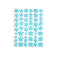 51 Patchs/Feuille Étoile Colorée pour l'acné, Cache-imperfections, Vente en gros, Hydrocolloïde médical, Huile essentielle d'arbre à thé, Emballage individuel, Normal