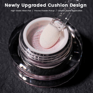 Poudre Chrome pour Ongles YOKEFELLOW GleamTap GT111, Nouvelle Formule Améliorée avec Design Coussin, Effet Aurore pour la Décoration des Ongles - Product Image 2
