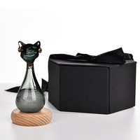 Bouteille de prévision météo en verre borosilicate WF Egyptian Cat, avec boîte cadeau, vente en gros