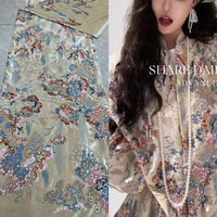 Designer jacke für Frauen Schwere Pailletten stickerei im chinesischen Stil Modischer Baumwoll stoff