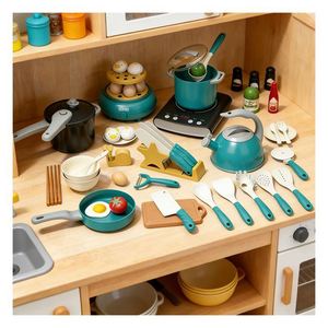 Juego de Cocina de Juguete para Niños, de Plástico, con Grifo, Horno, Armario y Estante, para el Aprendizaje, el Desarrollo, el Placer Social, la Imaginación y la Familia - Product Image 5
