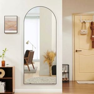 2025 Trending Custom Framed <b>Full</b>-<b>Length</b> <b>Arched</b> 4mm Silver Decorative <b>Mirror</b> Industrial Home Decor Living Room Salon Furniture - Product Image 4