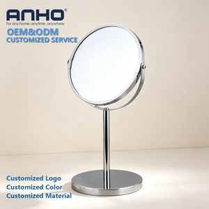 Espejo de Vanidad Circular Personalizado al por Mayor para Dormitorio y Baño con Nuevo Diseño Electrochapado - Product Image 1
