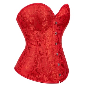 <span class=keywords><strong>Corset</strong></span> amincissant pour <span class=keywords><strong>femme</strong></span>, soutien dorsal, correction de posture, bustier en satin à lacets, avec baleines – Grande Vente - Product Image 5