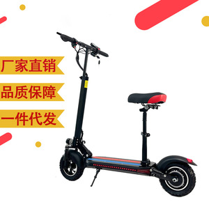 Trottinette électrique 1000W avec moteur sans balais, pliable, portable, pour les trajets urbains, unisexe, noire - Product Image 5