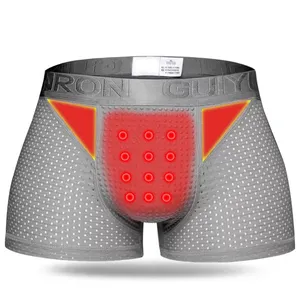 Healthy fiber material anion cooling magnetic underwear for men