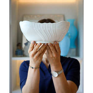 Grand saladier carré Richard Ginori Vecchio 0g, céramique traditionnelle de luxe, écologique, pour les mariages et les services de restauration - Product Image 2