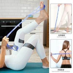 Bande élastique de yoga en silicone à 7 trous pour l'entraînement des épaules et du dos, exercices de fitness et d'étirement - Product Image 5