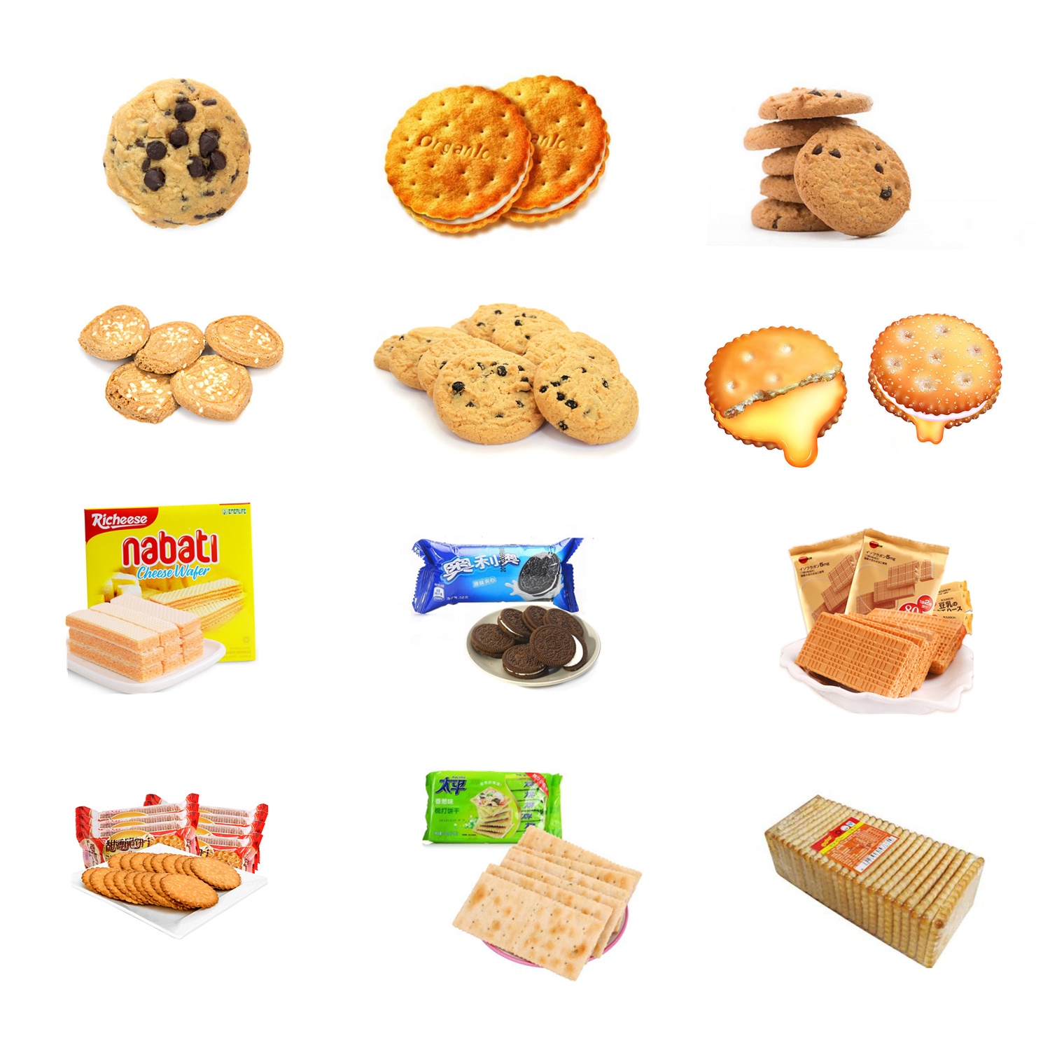 Qingdao BOSTAR pillow type multi buns bread flowpack bakery packaging machine for cake bread cookies