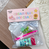 Kit Créatif DIY pour la Fabrication de Pinces à Cheveux, Ensemble d'Artisanat avec Colle Crème Decoden et Breloques en Résine, Jouet de Motricité Fine pour Enfants Filles