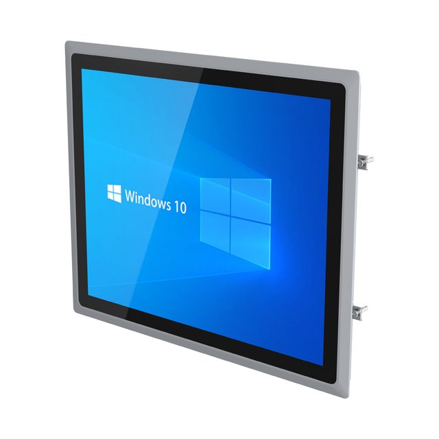 19" Fanless Industrial Capacitive Touchscreen LCD Monitor 1280x1024 Resolution 9-36V Wide Voltage Intellitouch