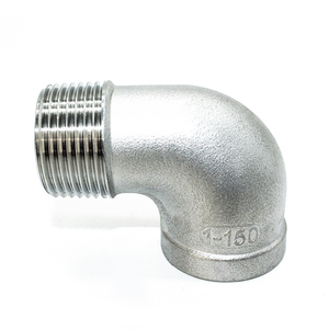 공장 스테인리스 팔꿈치 2205 2507 슈퍼 듀플렉스 여성 스레드 Inox 팔꿈치 - Product Image 1