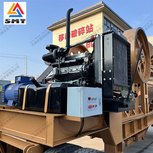 Mesin Penghancur Batu Diesel <span class=keywords><strong>Jaw</strong></span> <span class=keywords><strong>Crusher</strong></span> PE400X600 <span class=keywords><strong>PE</strong></span> 500X750 Mobile dengan Layar Getar dan Konveyor - Product Image 5