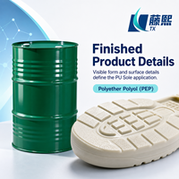 Polyol polyéther PEP de qualité industrielle, matière première pour semelles de chaussures en mousse PU haute résilience