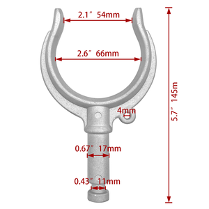 قارب بحري من ISURE 2 ، وقفل مجوف من الألومنيوم ، وقفل مجوف من Oarlock ، قارب بحري ممتاز ، قارب قارب مركب جانبي - Product Image 3