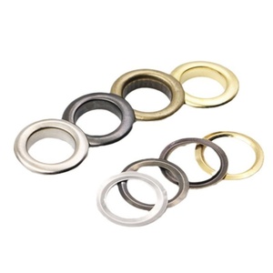 Botones de metal de hierro de 10 mm al por mayor, ojales huecos y anillas para ropa y equipaje - Técnica de chapado - Product Image 5