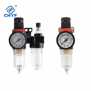 Unidad de combinación de filtro de aire neumático, tamaño del puerto 1/4, AFC, Airtac, FRL, AFC2000 - Product Image 2